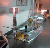 TABLE BASSE PORTE TRAIN ATTERRISSAGE AVION 