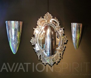 PAIRE APPLIQUES DESIGN AERONAUTIQUE